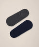 charcoal heather/maritime navy