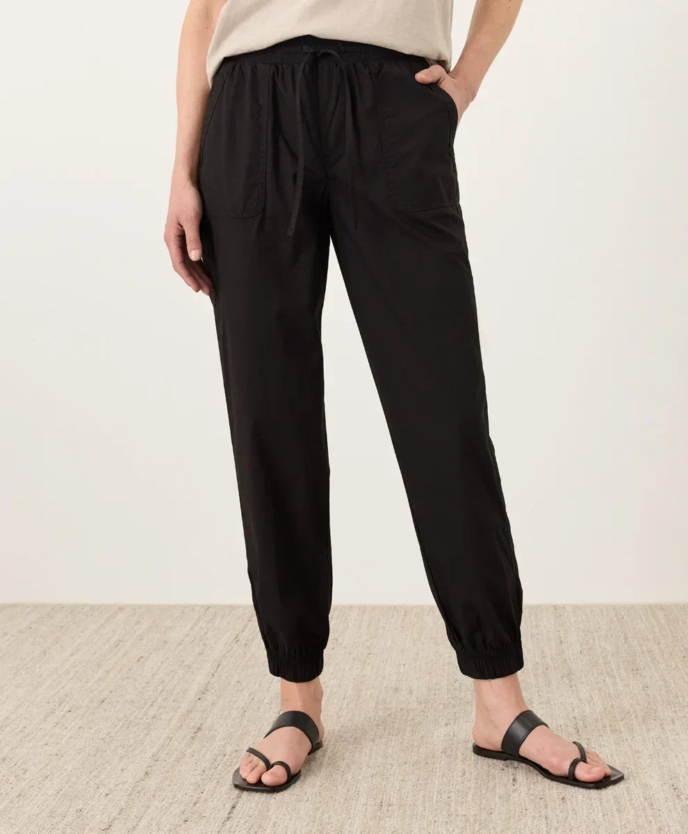 clearance stretch poplin jogger