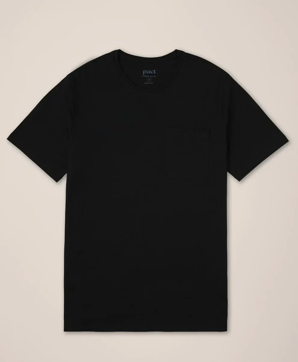 softspun essential pocket crew tee