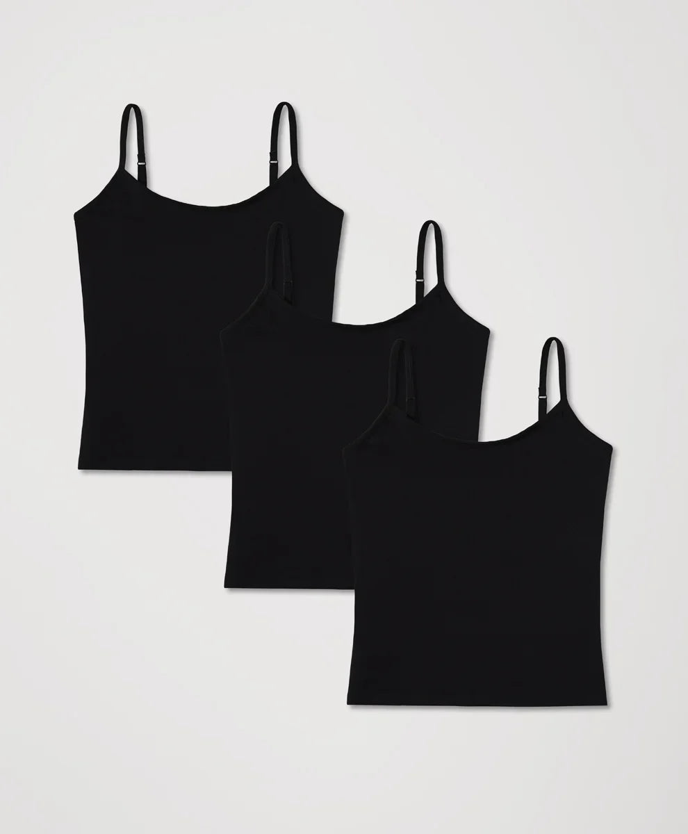 everyday shelf bra cami 3-pack