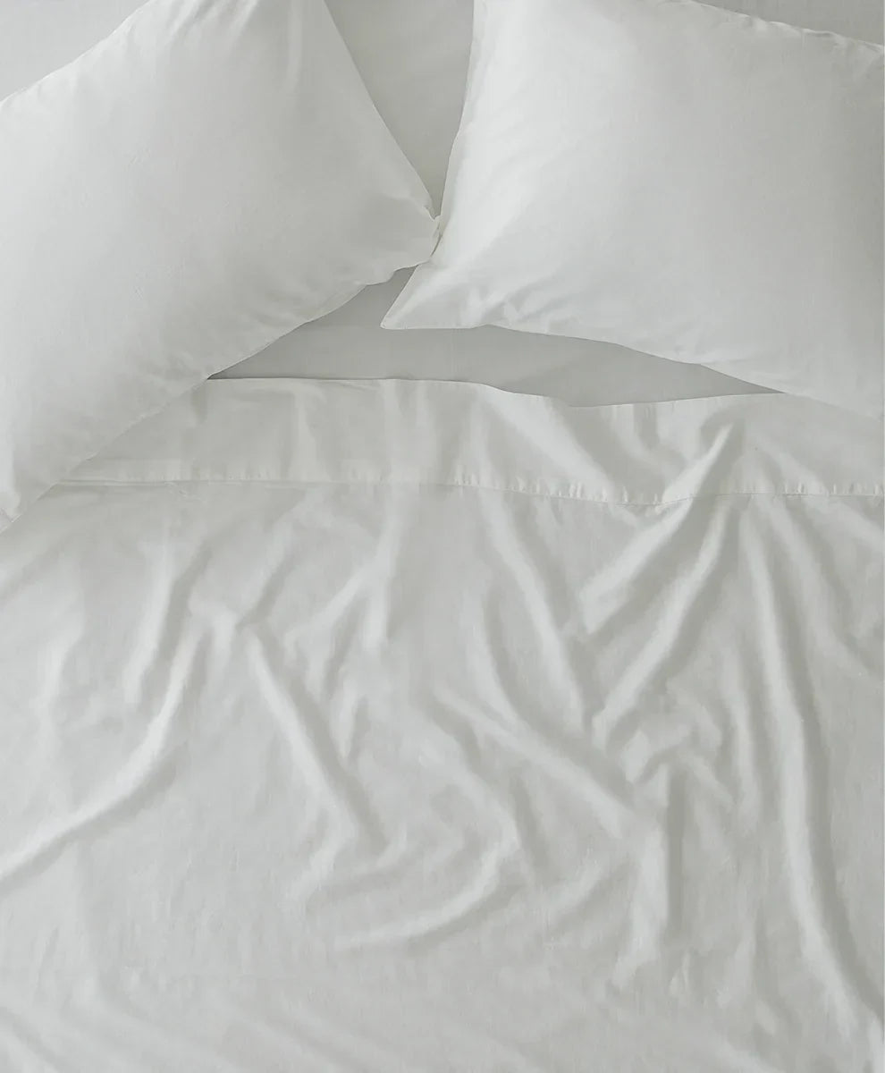organic room service sateen pillowcase 2-pack