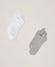 white/heather grey