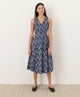 paradise petals navy blue