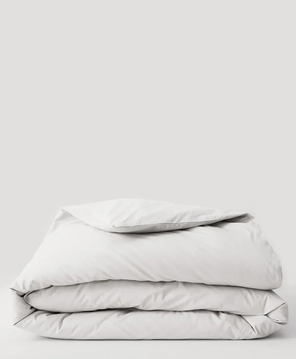 organic cool-air percale duvet cover